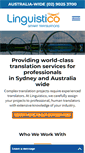 Mobile Screenshot of linguistico.com.au